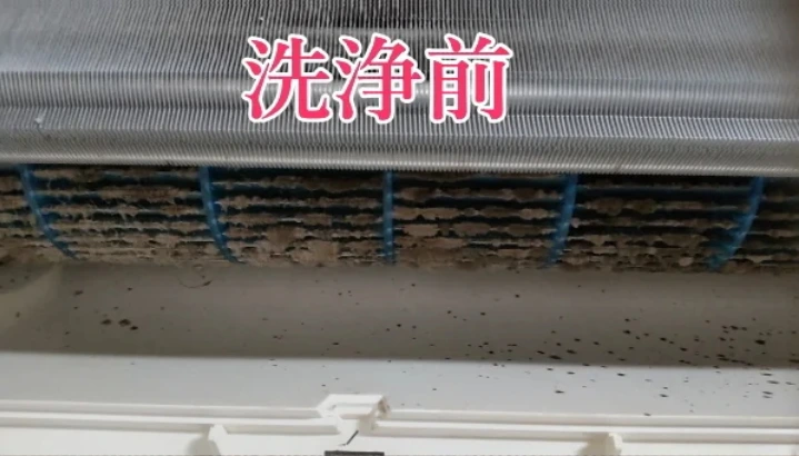 洗浄前のシロッコファン