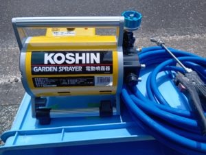 現在使用中の工進高圧洗浄機